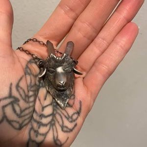 Burial Ground mini horned god sterling silver new